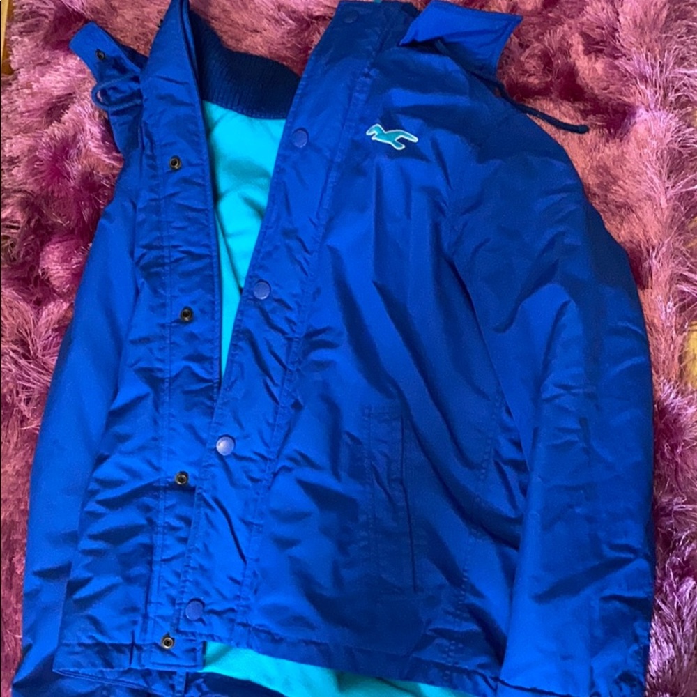 Blue Hollister Jacket